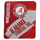 The Northwest Company NCAA Collegiate School Logo Fleece Blanket (Alabama Crimson Tide, 50" x 60")