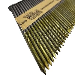 3 1/2" x .120 Ring Shank Framing Nails, Paper Strip