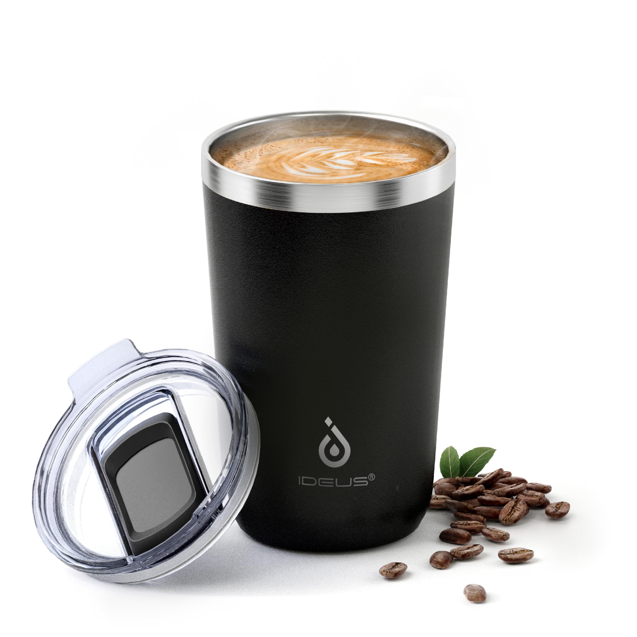 4.5 oz coffee cup Porcelain Coffee Mug Set Of 4 - Cups With Big Handle for Tea, Cappuccino, Latte and Chocolate, Hot or Cold Drinks