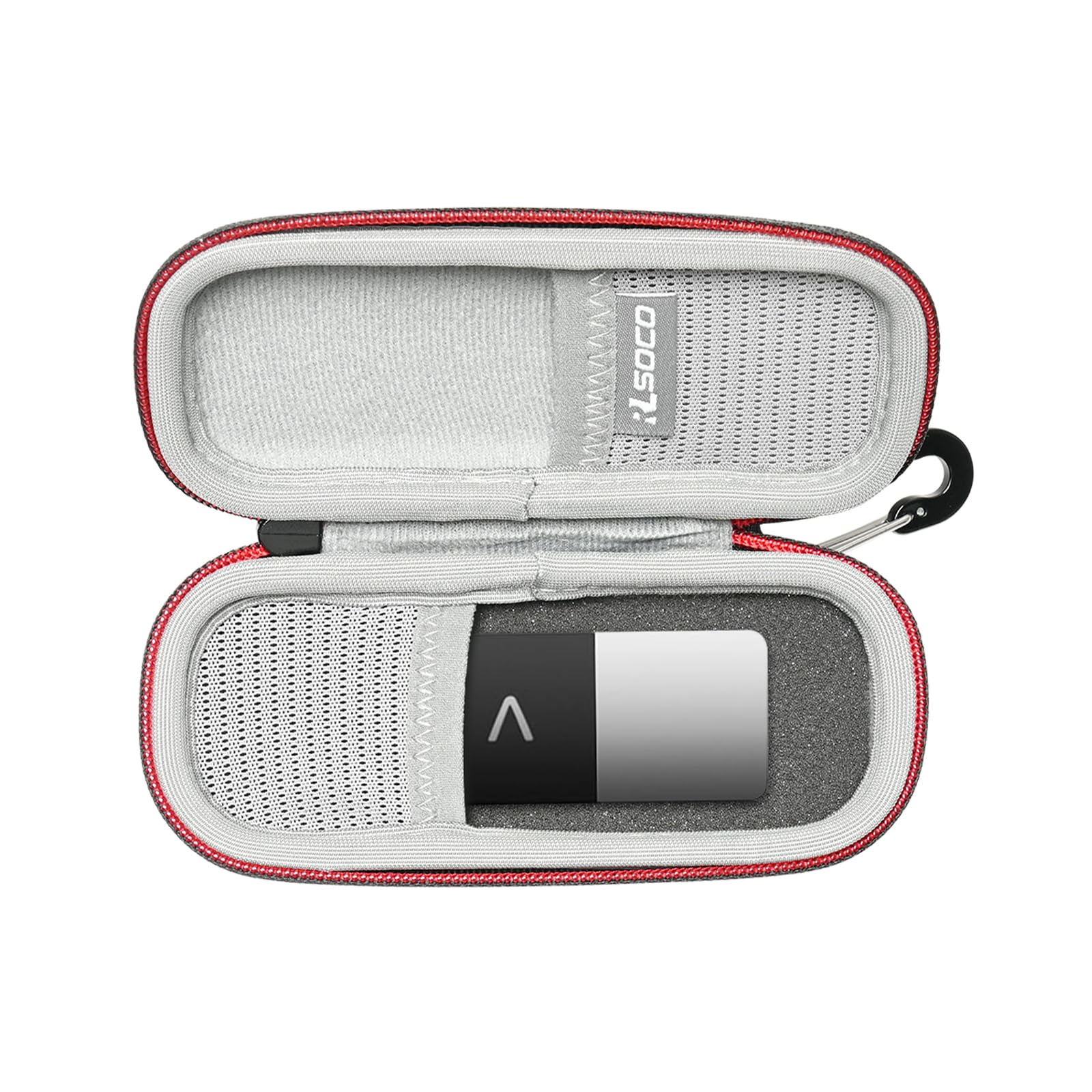 RLSOCO Case for KardiaMobile 6-Lead Personal ECG Heart Rate Monitor,Hard Travel Cover for KardiaMobile 6L/6L Max,Cardiac Mobile Heart Monitor Case Organizer