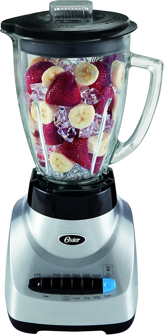 Oster BLSTSSPZ0126 Oster 10Speed Die Cast Blender, Silver Amazon.ca