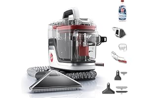 Hoover CleanSlate Plus Carpet & Upholstery Spot Cleaner, Stain Remover, Portable, with Pet Kit, FH14051, White