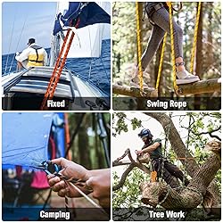 Double Braided Arborist Rigging Rope - 3/4 in X 120