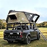 Naturnest Sirius 1 Hardshell Rooftop Tent, Clamshell Pop Up Car Roof Tent for 2-3 Person Camping, Waterproof UV-Resistant 4 Season Overland Tent for SUV, Truck, Jeep, Van, Trailer