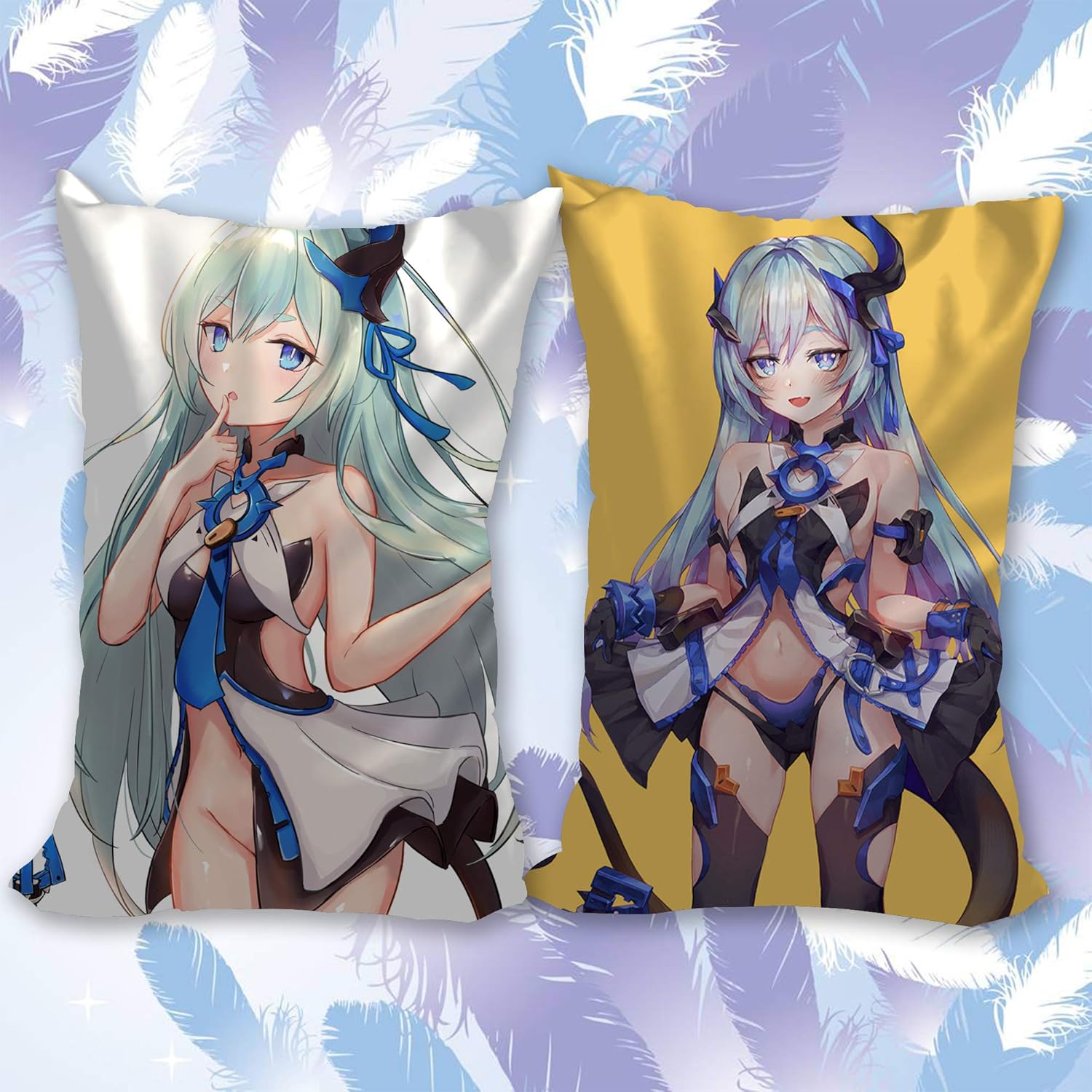 Amazon Leila 崩壊学園 崩壊3rd リリア アリーン ロザリア アーリン アニメ 抱き枕 両面プリント コスプレ小物 アニメグッズ ソファ抱き枕 クッション 漫画 新年 プレゼント 贈り物 デコレーション ルーム ホテル モデルハウス オフィス ウエス枕クッション 2way