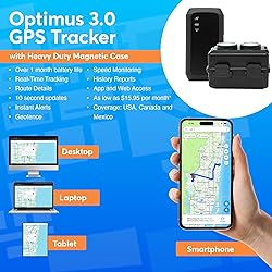 Optimus 3.0 GPS Tracker - Over 1 Month Battery