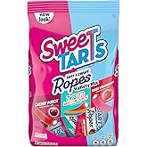 SweeTARTS Ropes Variety Mix Candy, Cherry, Rainbow, Strawberry, 15 oz | Cherry Punch, Twisted Rainbow Punch, Tangy Strawberry, individually wrapped, party candy, snacking