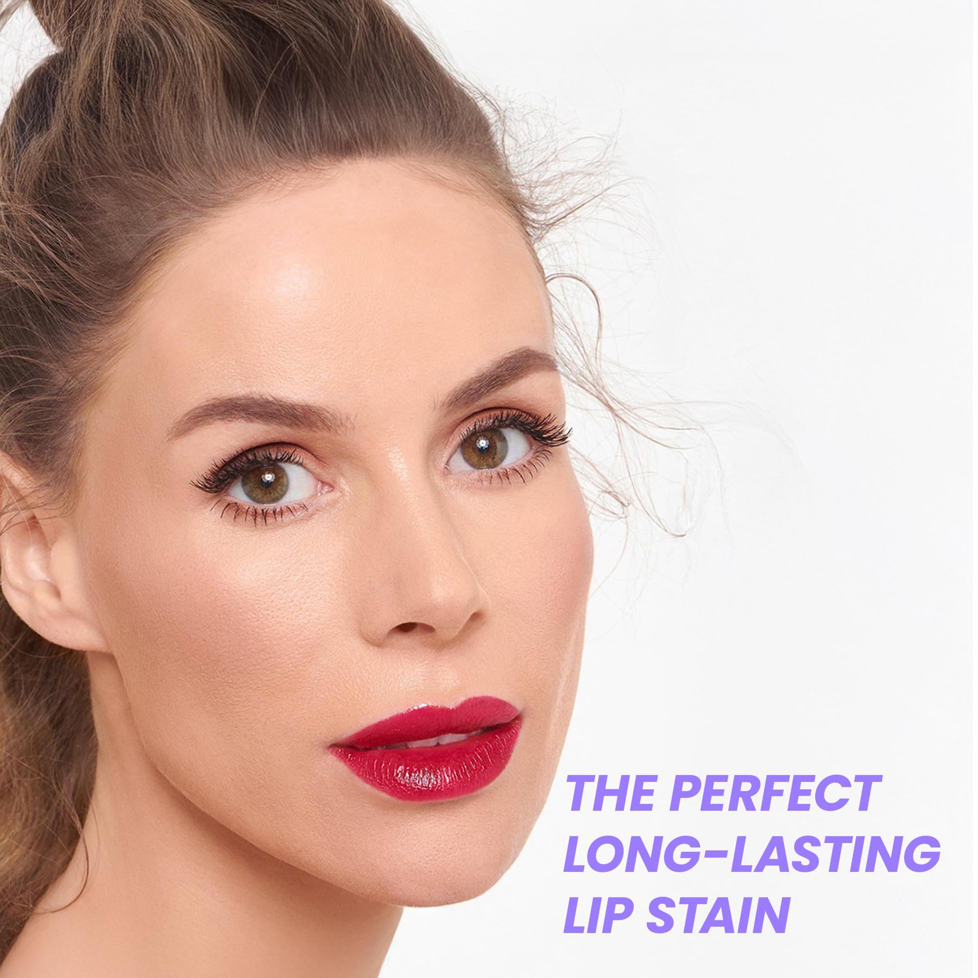 Wonderskin Wonder Blading All Day Lip Stain Peel Off Masque and Reveal Kit - Long Lasting, Waterproof Pink Lip Tint, Transfer Proof Natural Makeup Stain Kit (Darling)