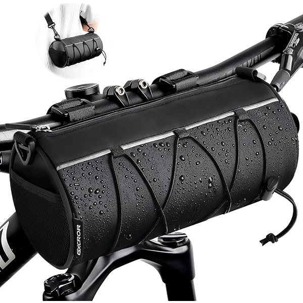 Amazon.com: Blackburn Grid Handlebar Bike Bag - Black