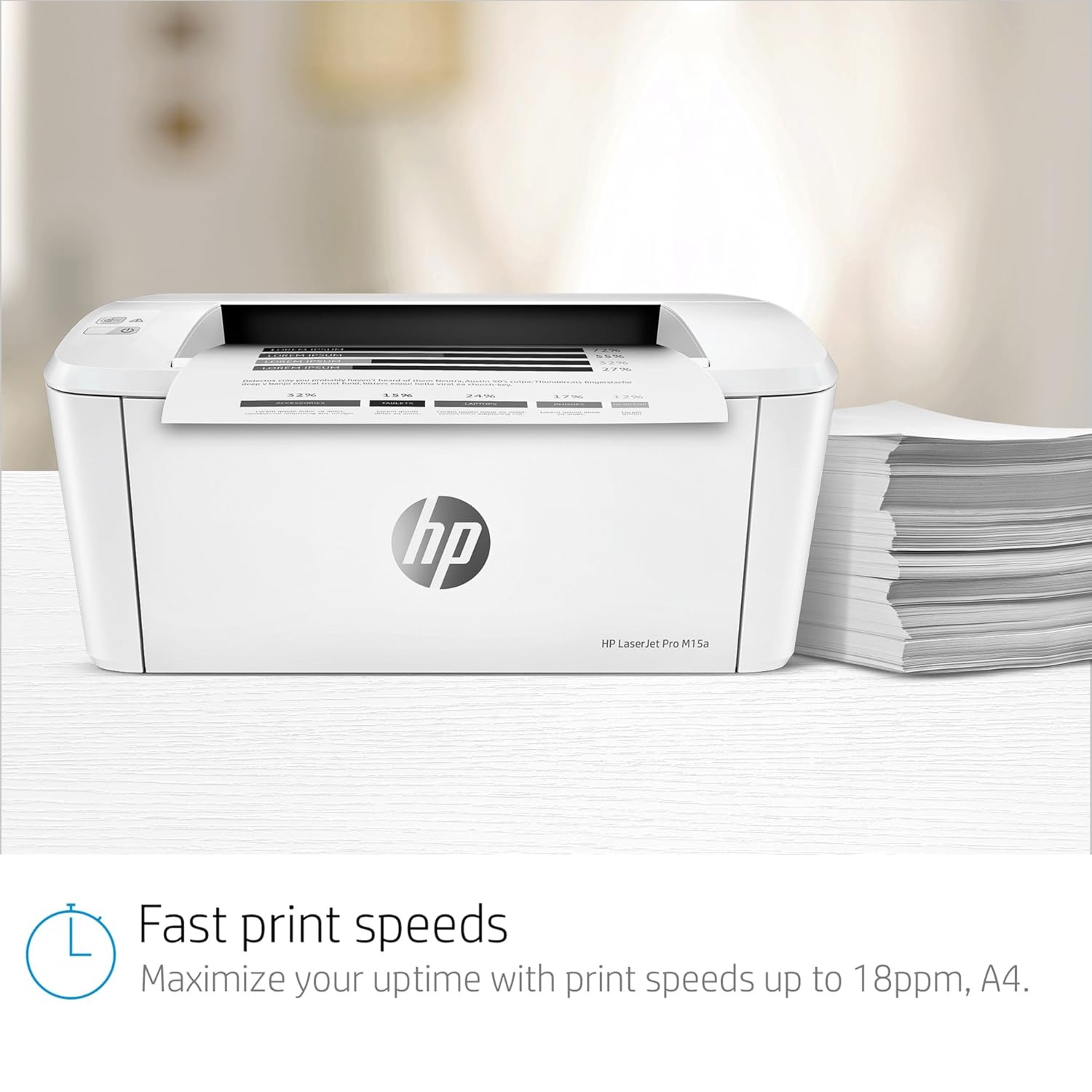 HP W2G50A#B19 LaserJet Pro M15a Printer, White: Amazon.co.uk: Computers &  Accessories