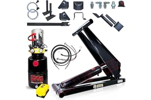 PRIMARY MOVER 10 Ton (PF-520-k) Hydraulic Dump Trailer Scissor Hoist, Dump Kit for Pickup Truck (20,000 lb) Lift Dump Bed Kit with 12VDC Hydraulic Pump | Standard Kit | Suitable for Trailer Trucks