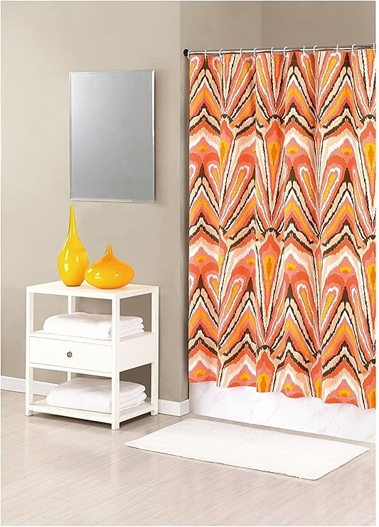 Amazon Com Trina Turk Peacock Punch Shower Curtain Home Kitchen