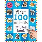 First 100 Animals Stickers Book: 500 Stickers