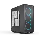 Fractal Design Epoch Black RGB - Tempered Glass Light Tint- High Airflow PC Gaming Case - Mesh Front Panel - Three Momentum 12 RGB Fans Included - Spacious Interior - ATX/mATX/ITX Support