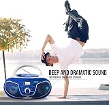 Roxel RCD-S70BT Portable Boombox CD Player with Remote Bluetooth FM USB AUX view 6