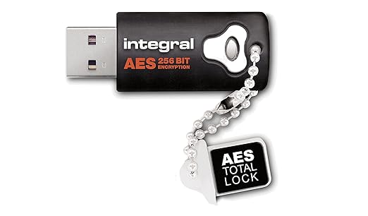 INTEGRAL 8GB AES-256 USB-Stick crypto Total Lock