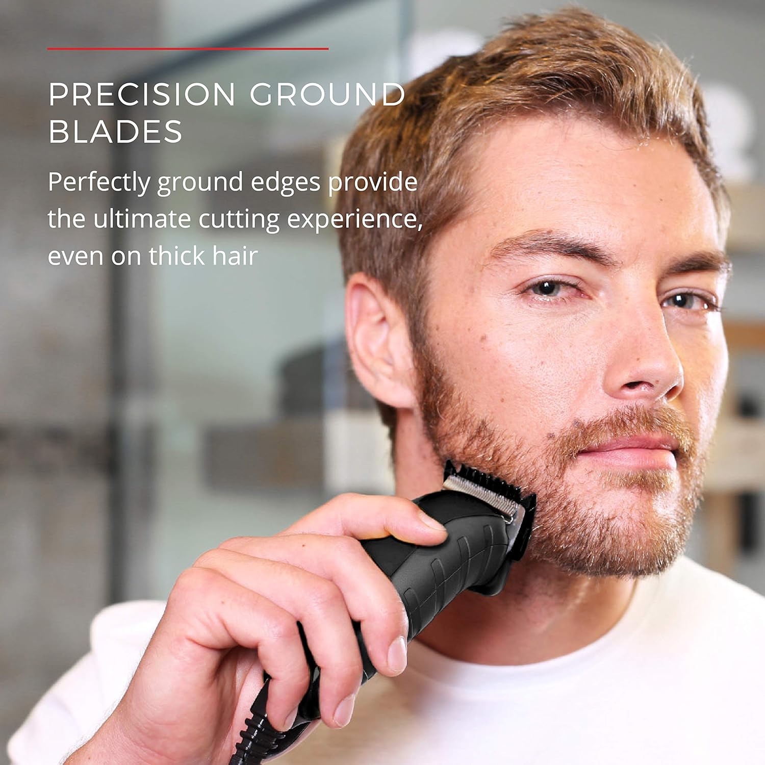 Remington HC5850 Virtually Indestructible Haircut Kit & Beard Trimmer, Hair Clippers for Men (15 pieces), Colors Vary : Hair Cutting Kits : Beauty