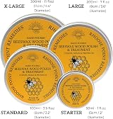 Rhoose Point Remedies Premium Beeswax Wood Polish 100ml UK Made view 8
