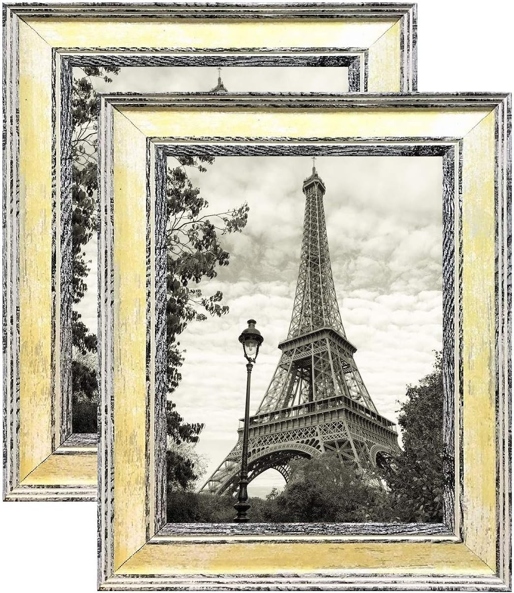 Harmony Frames 12x16 Distressed Classic Wood Picture Frame