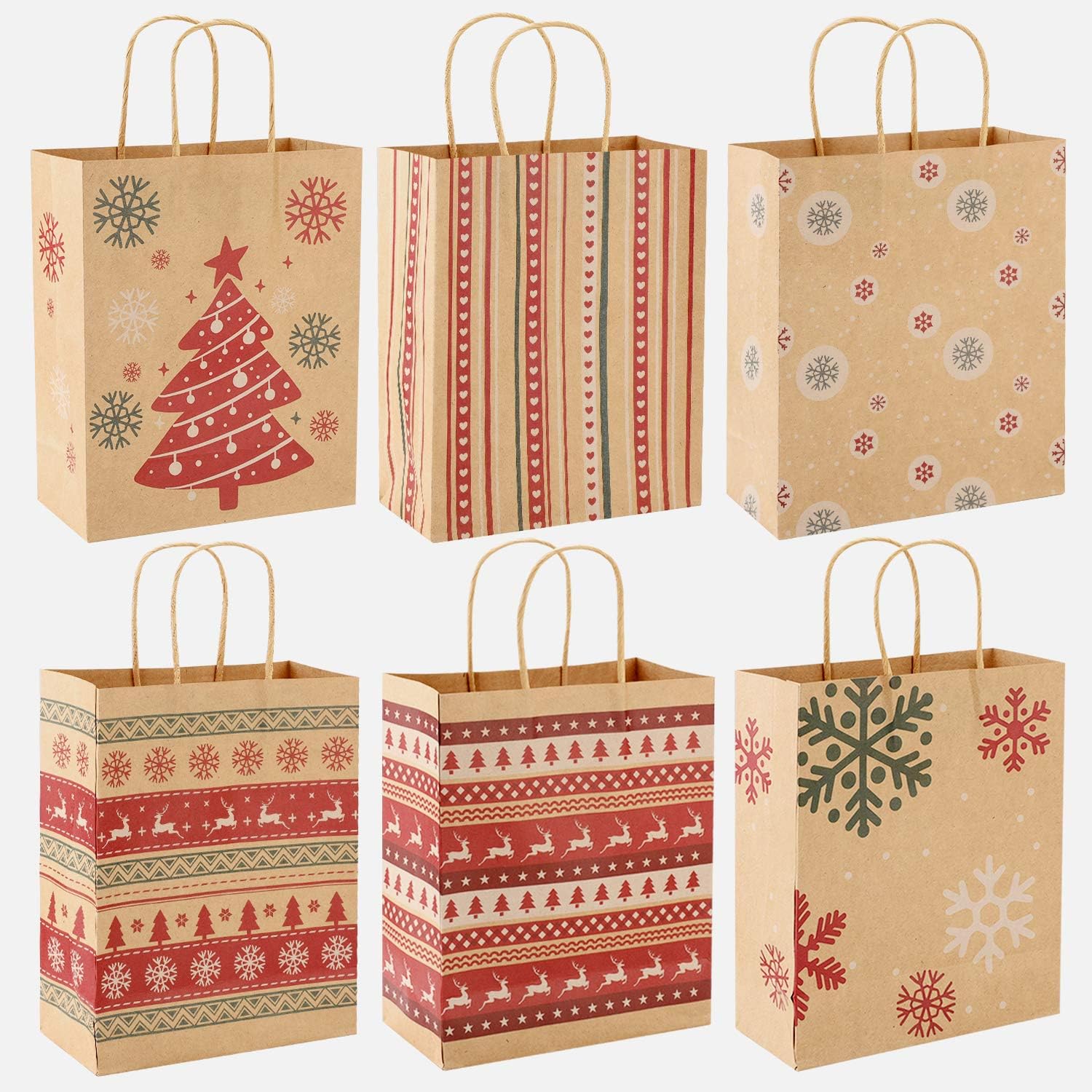 xmas shopping bags