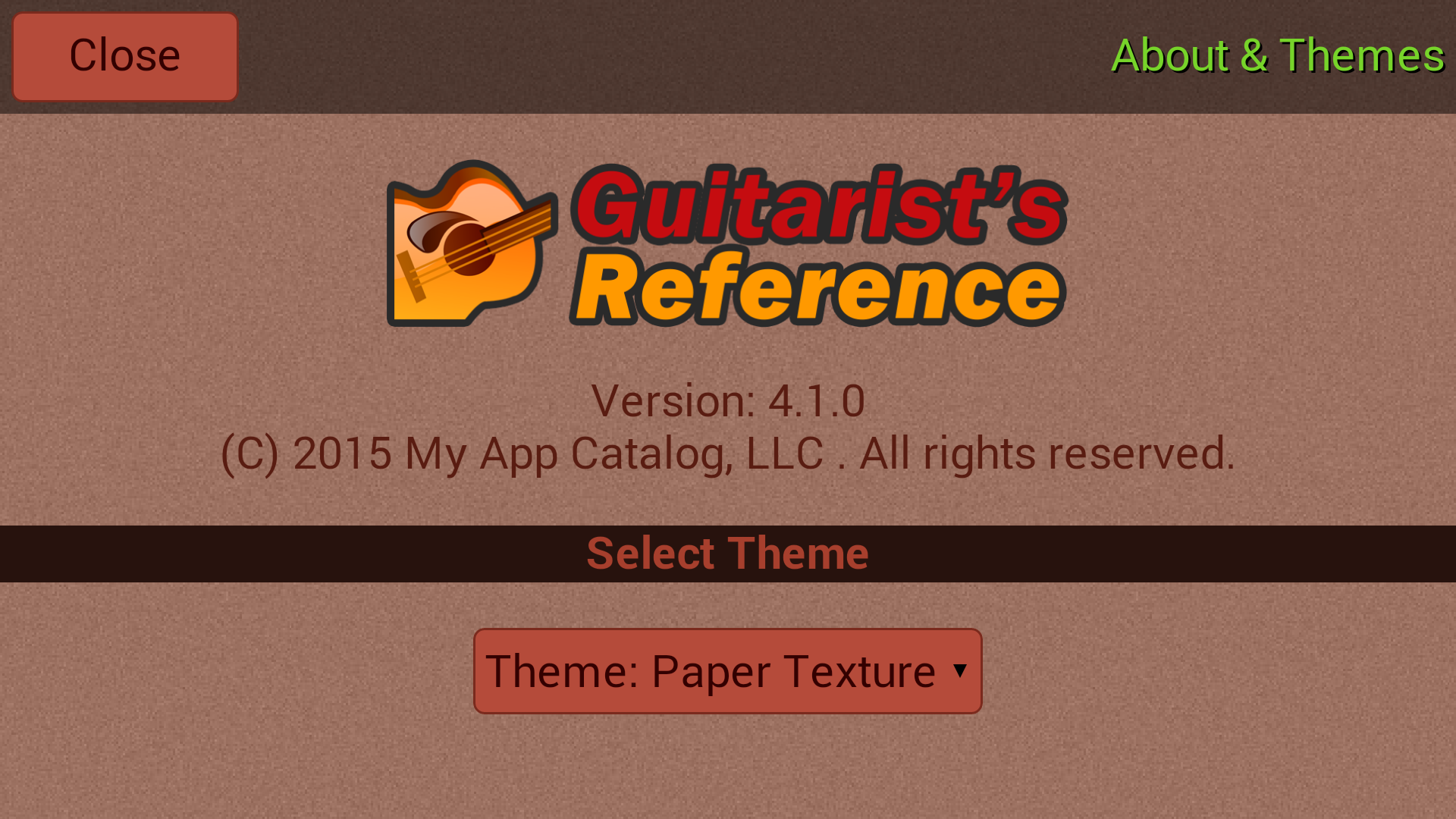 Guitarist's Reference