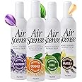 Air Scense Essential Oil Air Freshener, Non-Aerosol, 7 Ounce, 4 Pack (Variety)