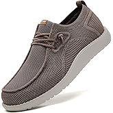 ITAZERO Men Extra Wide Shoes - 4E to 5E Wide Toe Box Shoes for Men XX Wide Width Swollen Feet - Men's Loafers & Slip-ons with Arch Support Insole for Plantar Fasciitis
