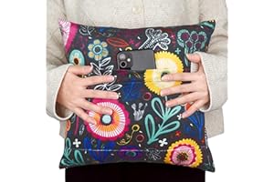 Oplnysw Hysterectomy Pillow, c Section Pillow Abdominal Pillow Post Surgery Recovery Gifts for Women with Pocket for Ice/Hot Packs After Hysterectomy c-Section Abdominal Surgery-Flower