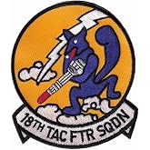 18th Tactical Fighter Squadron Patch - Sew on, 4"