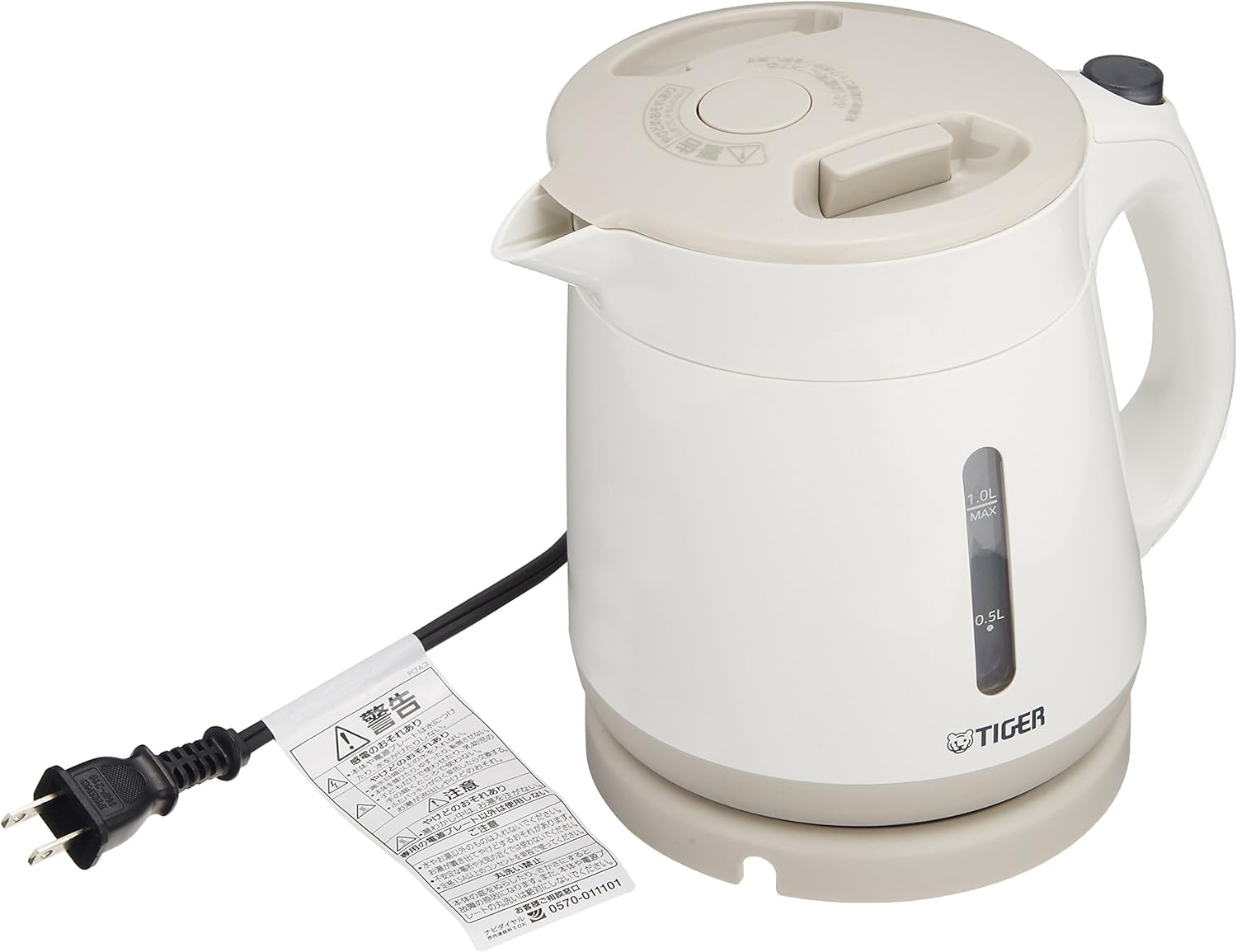 Tiger Thermos bouilloire électrique 1L Beige Wakuko Pcig100c Tigre Amazon.fr Cuisine & Maison