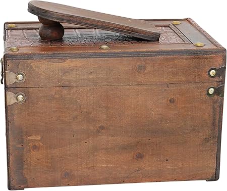 Caja para Limpieza del Zapatos Estilo Antiguo: Amazon.es: Hogar