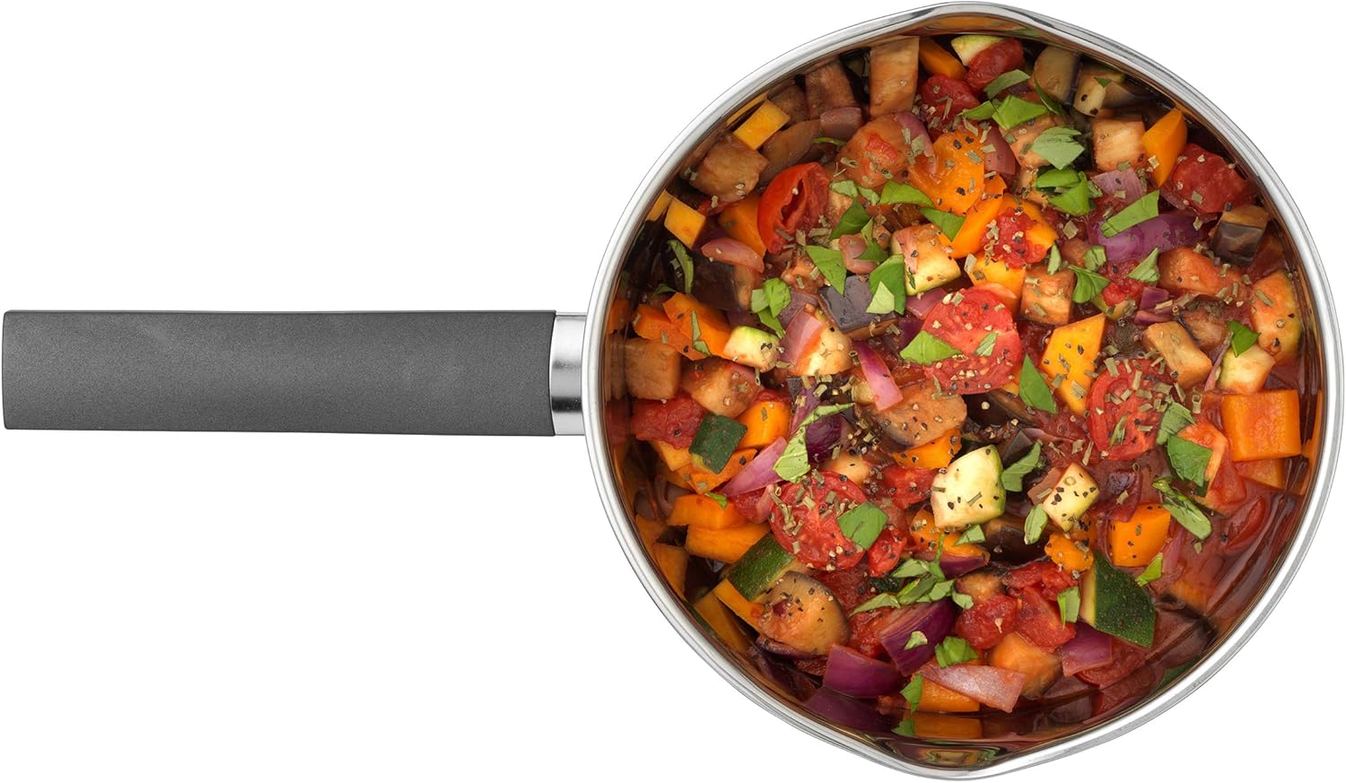 Russell Hobbs RH01164EU7 20 cm Saucepan with Lid, Induction with Pouring Lip, Stainless Steel Milk Pan - Image 3