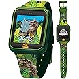 Accutime Jurassic World Kids Smart Watch - 10 Watch Faces, 3 Wallpapers, Interactive Games, Alarm, Camera, Voice Recorder, Calculator, Pedometer, Fits 5.5"-8.0" Wrists