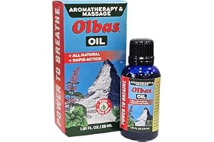 Olbas Massage and Aromatherapy Oil, 1.01 Fl Oz,Body Massage Oil, Swiss Herbal Remedies with Pure Essential Massage Oils for Muscle Relaxing and Soothing Comfort for Pain Relief.