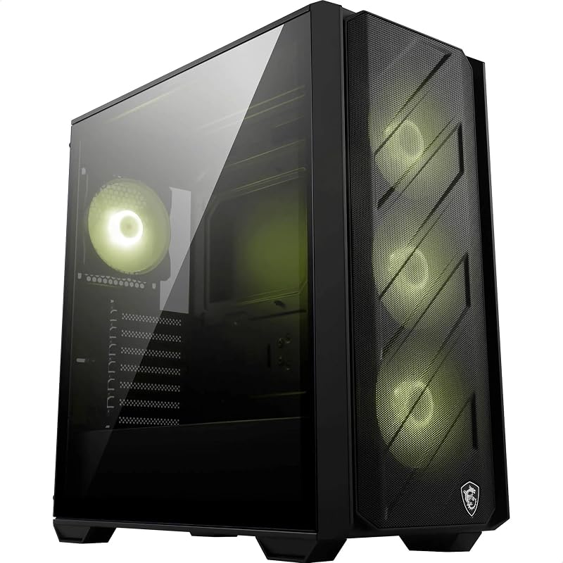MSI MAG FORGE 330R AIRFLOW Mid Tower Case Black 3x120 Front 3x120 Top