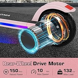 Caroma Electric Scooter for Kids Ages 8-12, 150W