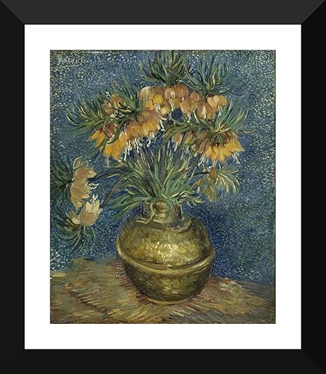 Tallenge Imperial Fritillaries In A Copper Vase By Van Gogh