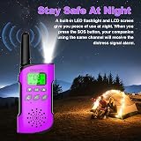AWANFI Kids Walkie Talkies 4 Pack Rechargeable Long Range 3 km USB-C view 4