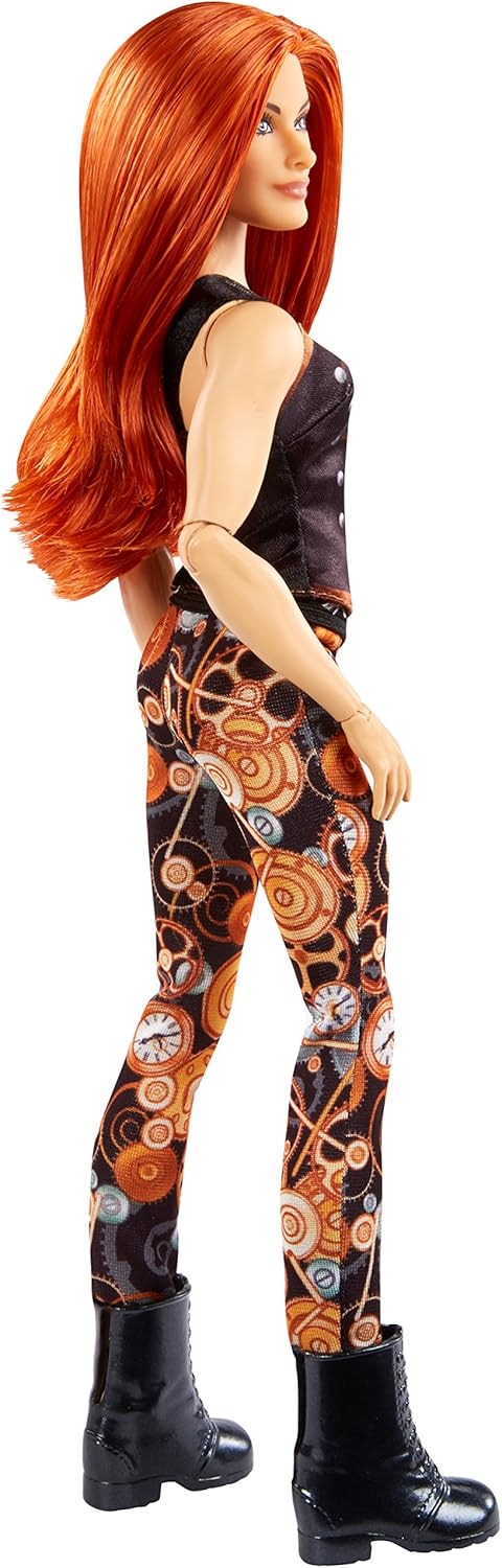 WWE - Becky L, FGW25 Wrestling Doll, Orange - Image 4
