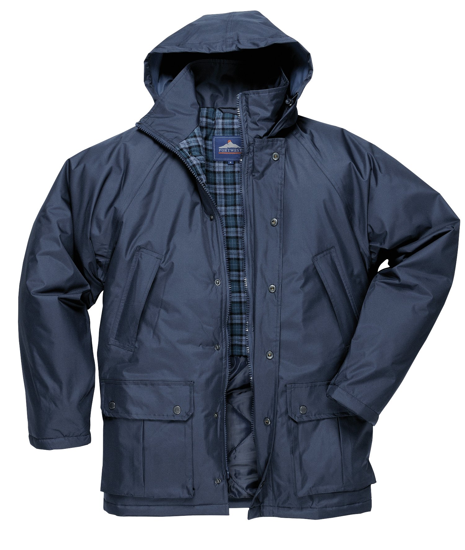 Portwest Dundee Lined Jacket, Size: XXXL, Colour: Navy, S521NARXXXL
