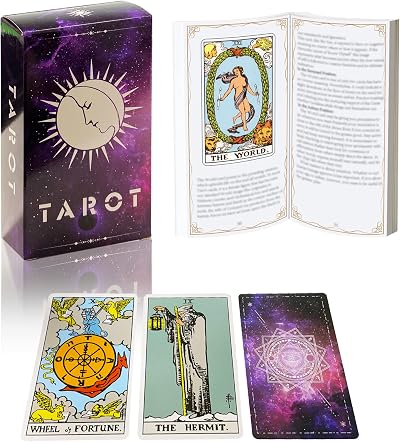 IXIGER Tarot Cards Deck with Guidebook 78 Cards 4.75 x 2.76 inches