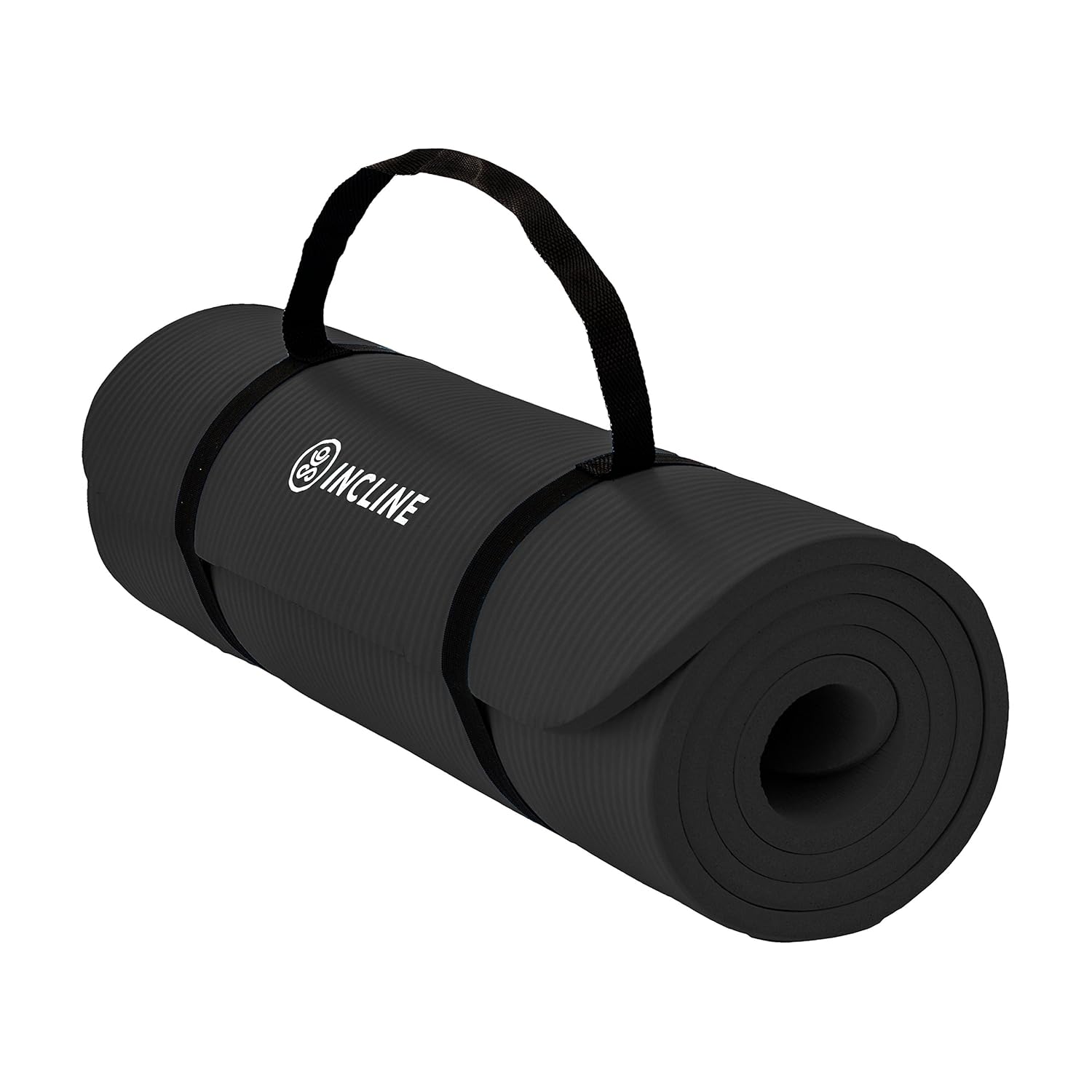 Incline Fit Extra Thick & Long Comfort Foam Yoga/Exercise Mat with