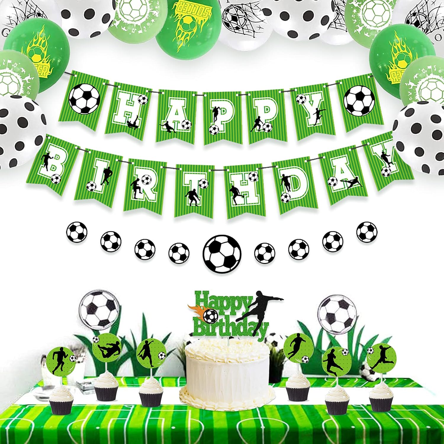 Soccer Theme Party Decorations : Soccer Party Balloons Set Include Championship Trophy Balloon And Football Foil Mylar Ballon For Birthday Anniversary Baby Shower Sports Jungle Theme Party Decorations 7 Pcs Party Supplies Balloons General Logistic Ba : And nothing says winner like soccer themed party favors and party music.
