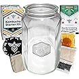 Craft A Brew Home Brewing Starter Kit Kombucha Tea Starter Kit – Home Kombucha Kit – Fermentation Starter with Kombucha SCOBY – 1 Gallon