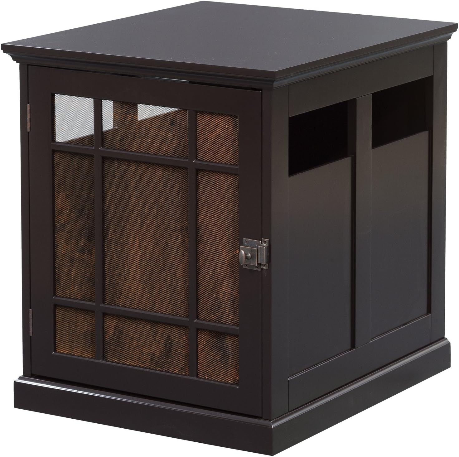 OOAK Neal Dog Crate End Table (2in1), 22.5" L x 19.5" W x 22.5" H