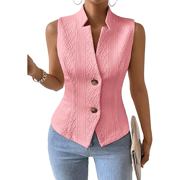 Denim Vest Top For Women Womens Ripped Denim Jean Vest Classic - Main Image