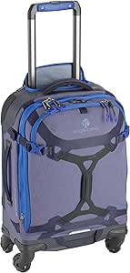 Eagle Creek Gear Warrior International Carry Luggage Softside 4-Wheel Rolling Suitcase, Arctic Blue, 21 Inch