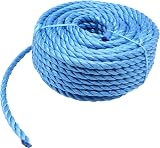 EAI Blue Polypropylene Rope 12mm x 30m General Purpose Towing Mooring Building view 2