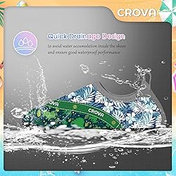 CROVA Toddler Kids Water Shoes Quick Dry Aqua Socks