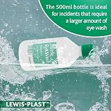 Lewis-Plast Saline Eye Wash Solution 500ml Bottle Sterile 0.9% Sodium Chloride view 4